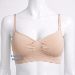 💕NEW SKIMS Seamless Sculpt Bralette Wireless Unlined Shaping Bra Nude CLAY 2XL